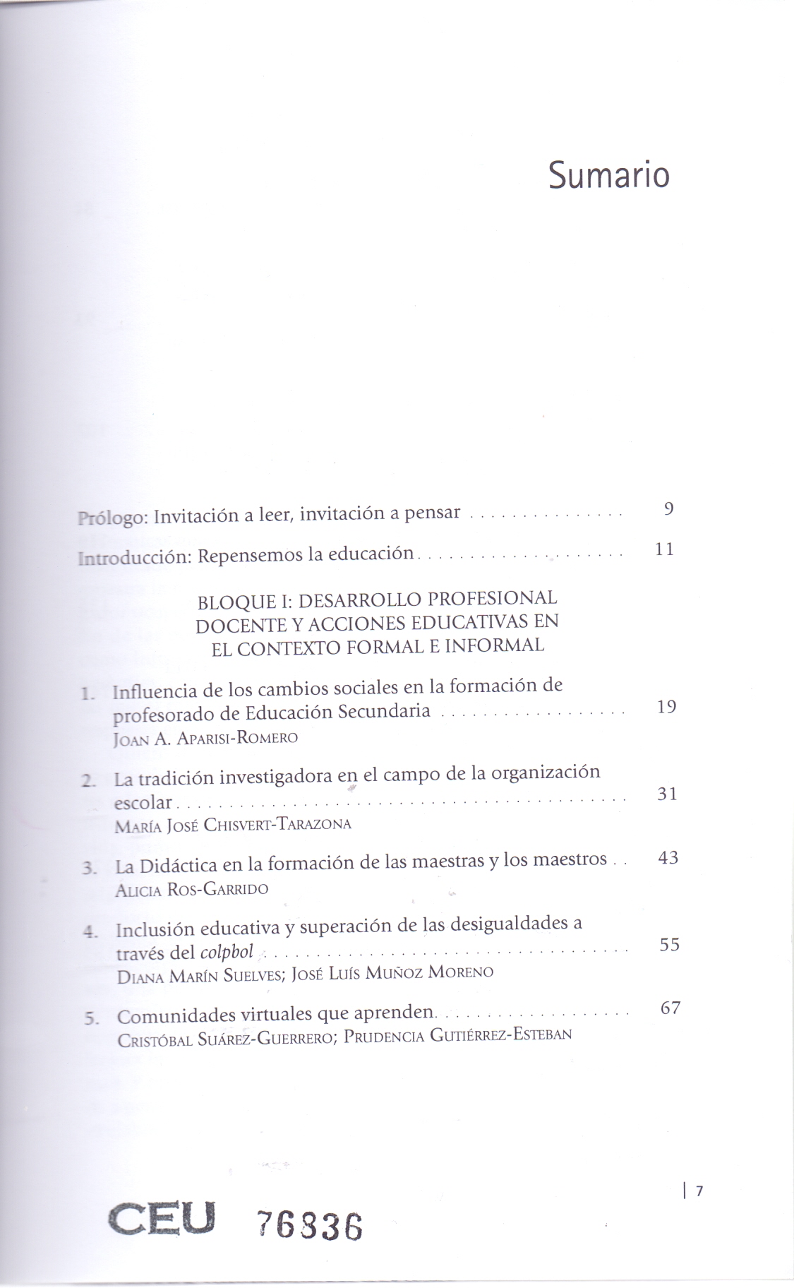 &Iacute;ndice